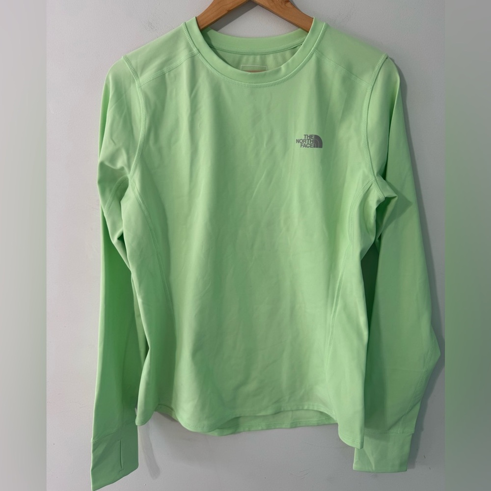 The North Face Long Sleeve Top in Light Green